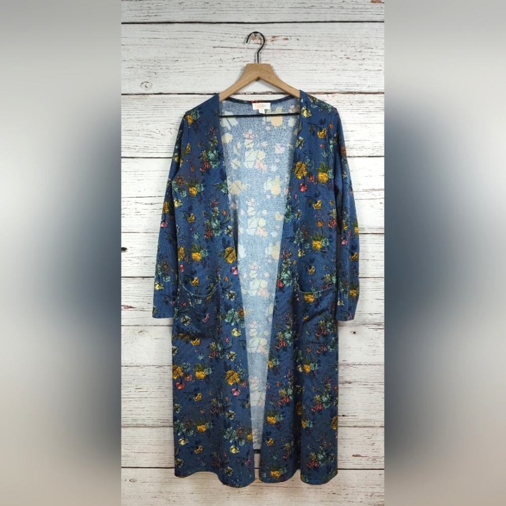 LulaRoe Long Sarah Cardigan - Picture 2 of 7